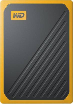 WD My Passport Go 1 TB External Solid State Drive  (Black, Yellow)