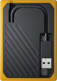 WD My Passport Go 1 TB External Solid State Drive  (Black, Yellow)