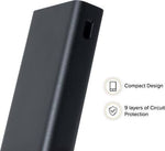 Mi 20000 mAh Power Bank (Fast Charging, 18 W)  (Black, Lithium Polymer)