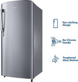 Samsung 192 L Direct Cool Single Door 2 Star (2019) Refrigerator  (Elective Silver, RR19R2412SE/NL)